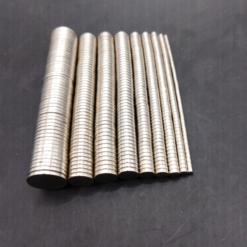 Nam châm tròn nhiều kích thước độ dày 2mm lực hút mạnh