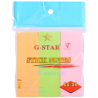 GIẤY NOTE GHI CHÚ 3-4-5 MÀU DẠ QUANG