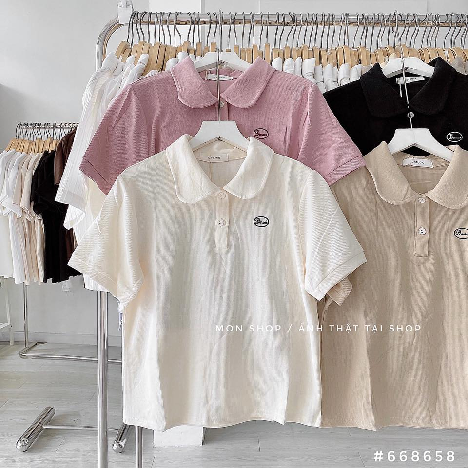 Áo polo thêu chữ  668658