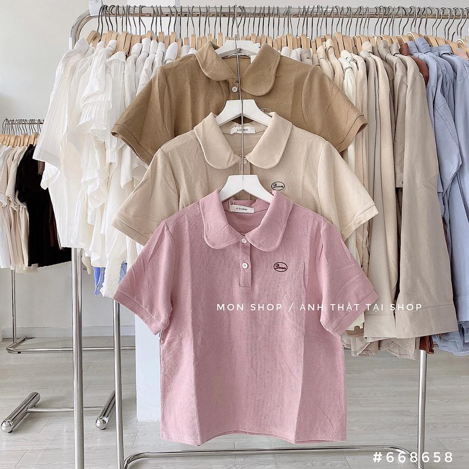 Áo polo thêu chữ  668658