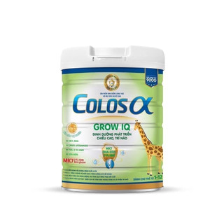 Sữa bột colos a grow iq 900gr dinh dưỡng phát triển chiều cao, trí não