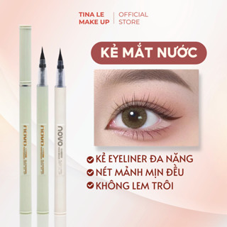  Kẻ mắt nội địa trung Novo kẻ eyeliner vẽ mi dưới đa năng dạng lỏng chống lem chống nước lâu trôi nét mảnh 