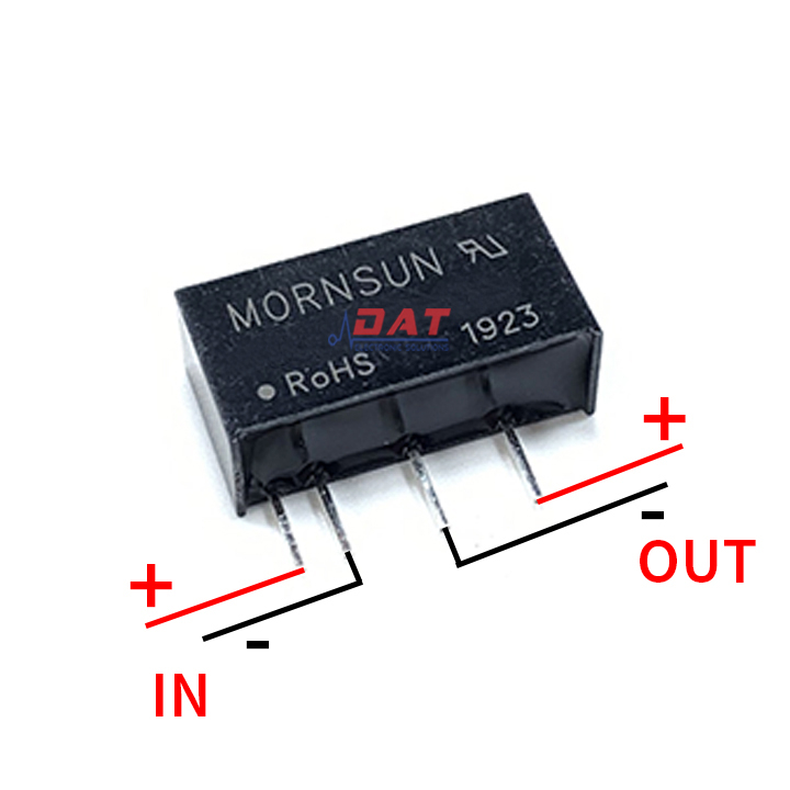 Module Nguồn Cách Ly 24V Ra 5V IB2405S-2W MORNSUN