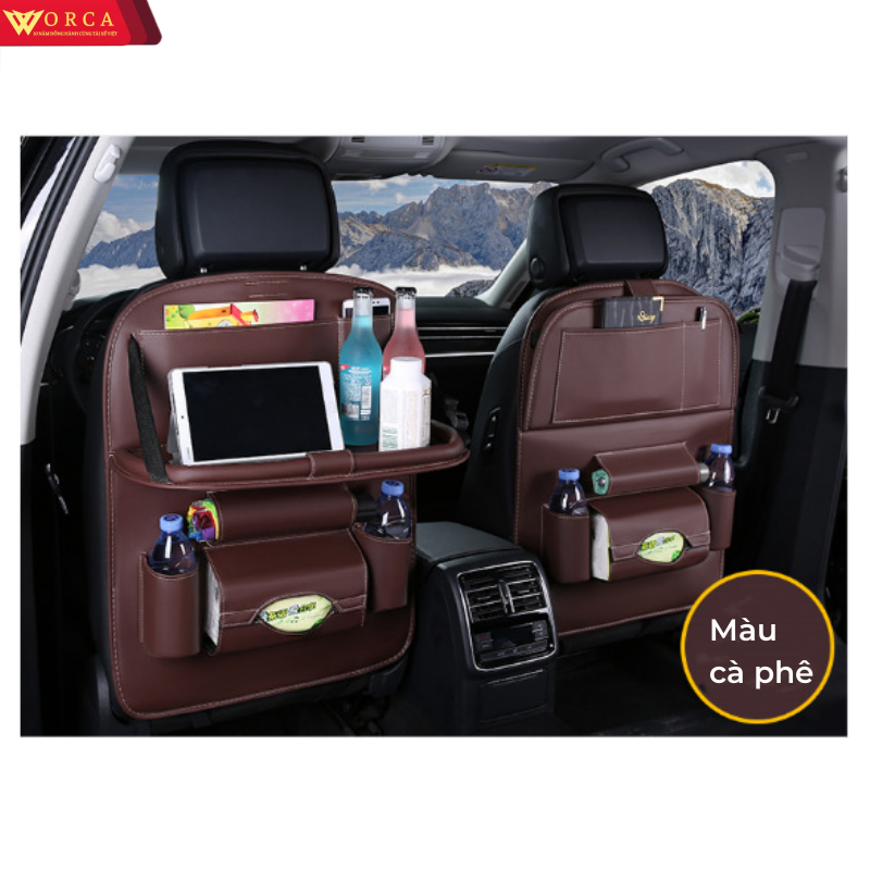Túi Để Đồ Treo Sau Lưng Ghế Ô Tô túi đựng đồ sau ghế xe hơi Da PU Cao Cấp