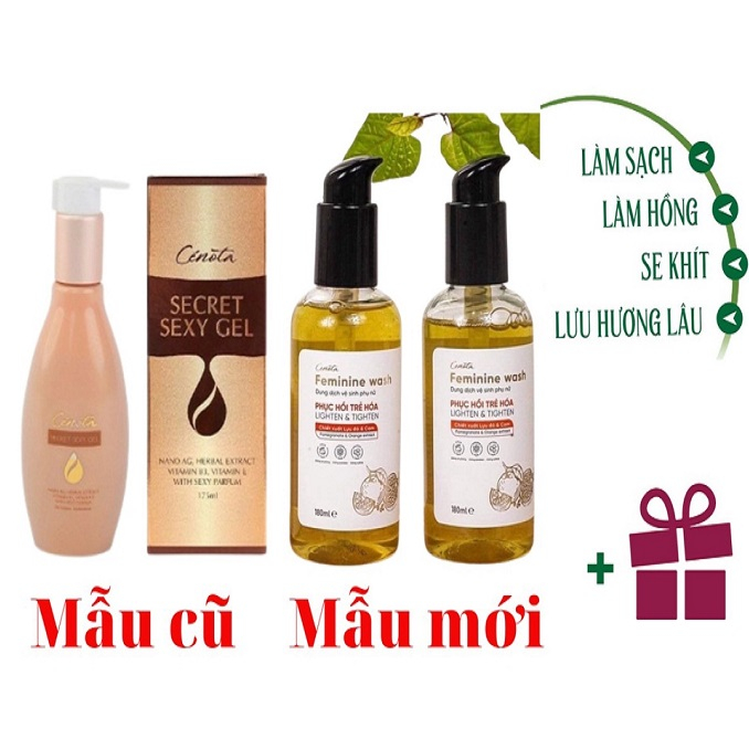 Dung dịch vệ sinh phụ nữ Cénota 175ml làm sạch trẻ hóa C37