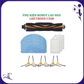 Phụ kiện Liectroux C30B khăn lau, lọc bụi, chổi cạnh, chổi cuốn robot hút bụi Liectroux C30B