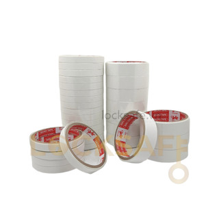 Băng keo trong 2 mặt khổ 1.2 cm và 2.4 cm dài 4.5 mét