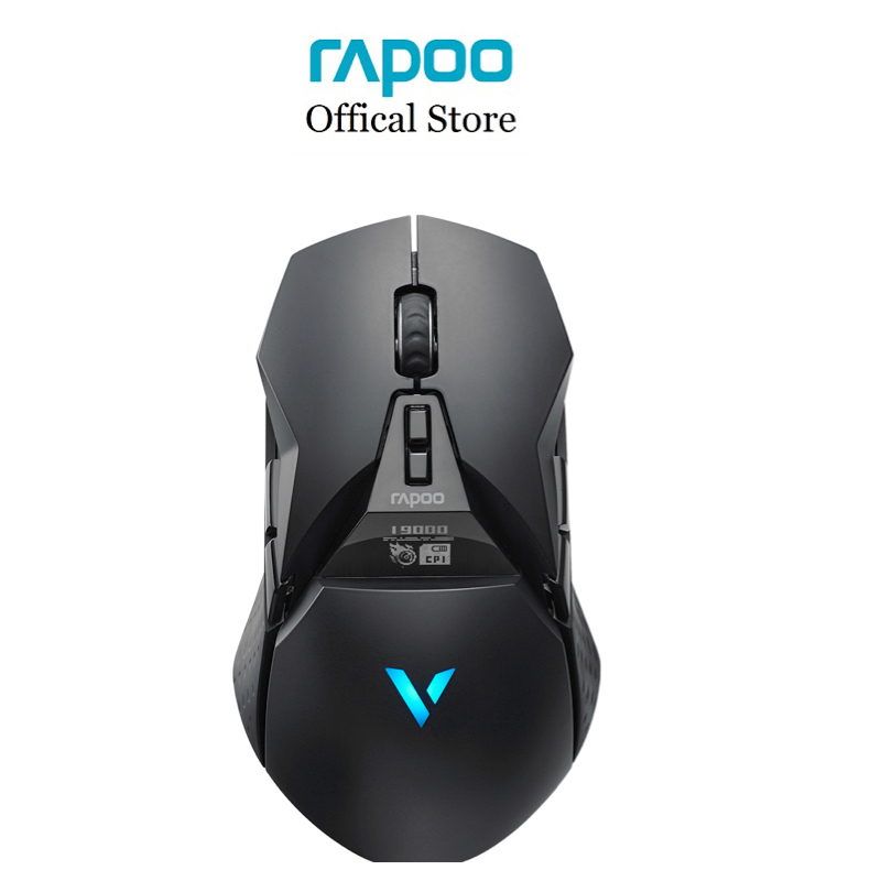 Chuột Wireless Gaming Rapoo VT950s công nghệ không dây V+ Duo Mode Oled, Pin sạc, công nghệ không dây V+, 19000 Dpi