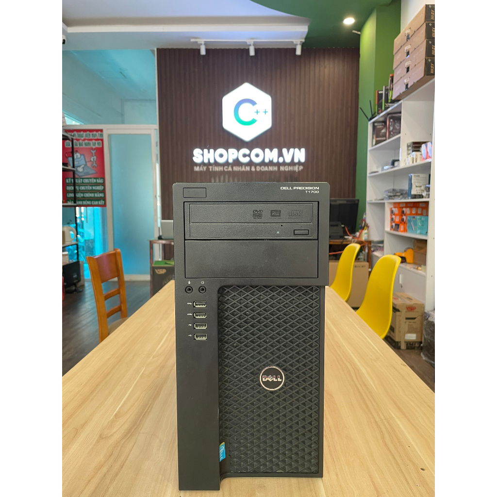 Barebone Dell Precision T1700 Workstation bảo hành 12 tháng, thùng máy tính trạm chính hãng Shopcom