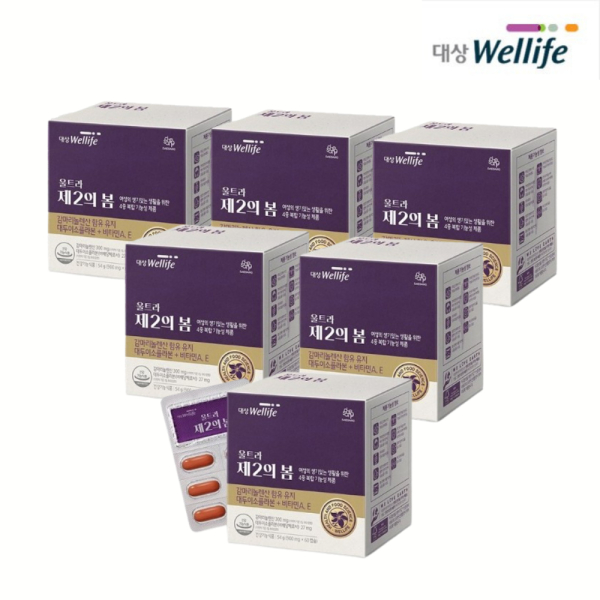 Viên Uống Phụ Nữ Daesang Wellife Ultra Double Up Second Spring Hộp 60 Viên - K2V Shop
