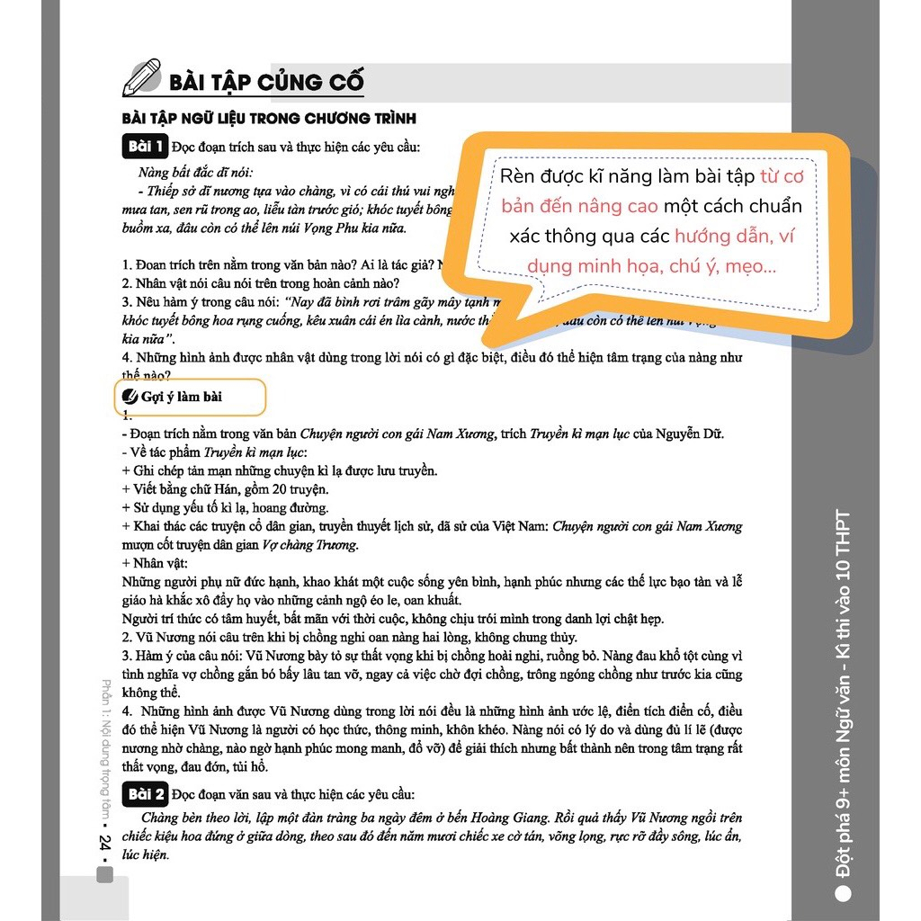 Sách - Đột Phá 9+ Môn Ngữ Văn Kì Thi Vào Lớp 10 THPT - Ôn Thi Lớp 9 Vào Lớp 10
