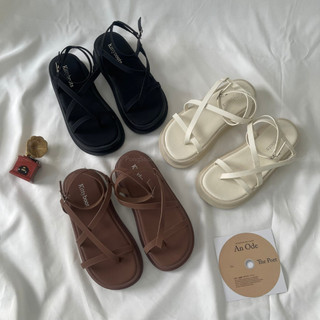 Giày Sandal bánh mì dây phong cách mùa hè Pong Shoes -  FULL BOX - Mã 1581