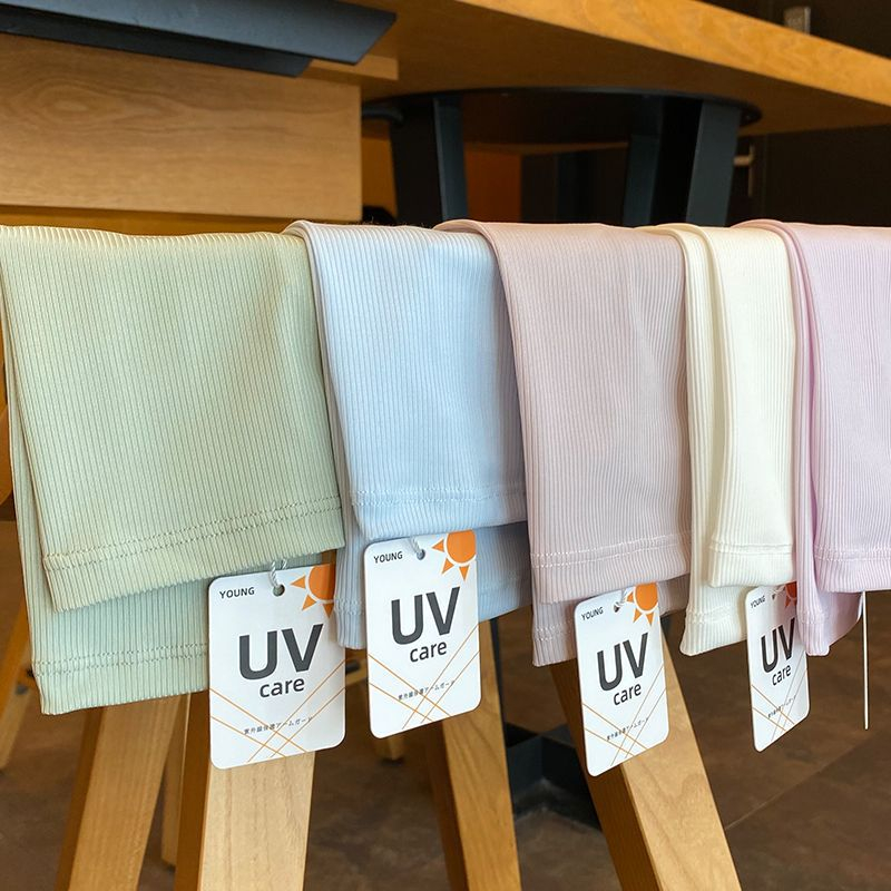 Gang tay chống nắng, chống tia  UV Bằng Lụa Lạnh Co Giãn Thoáng Khí Phong Cách Hàn Quốc Thời Trang Mùa Hè Cho Nữ