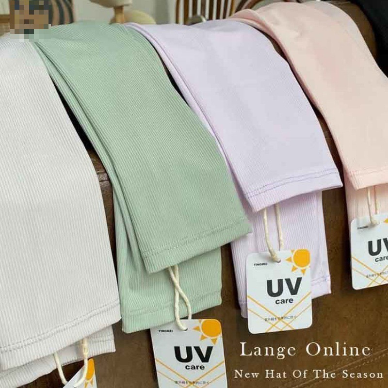 Gang tay chống nắng, chống tia  UV Bằng Lụa Lạnh Co Giãn Thoáng Khí Phong Cách Hàn Quốc Thời Trang Mùa Hè Cho Nữ