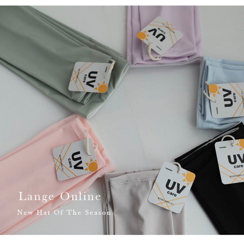 Gang tay chống nắng, chống tia  UV Bằng Lụa Lạnh Co Giãn Thoáng Khí Phong Cách Hàn Quốc Thời Trang Mùa Hè Cho Nữ