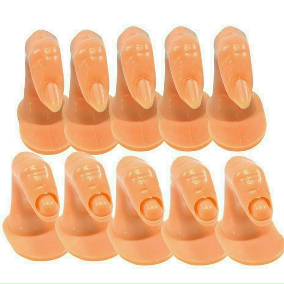 Ngón tay giả học làm nail, tập vẽ gel đắp móng chuyên dụng (mẫu mới)