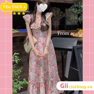 Váy hoa cánh tiên cổ bèo