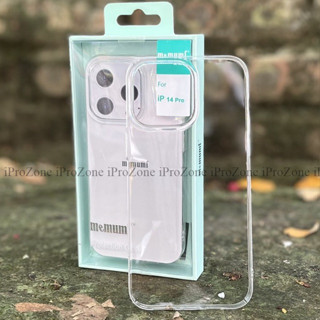 Ốp lưng cứng trong siêu mỏng Memumi cho iPhone 16 Pro Max , 15 Plus  ,11 , 12 ,13 ,14 chống ố vàng , siêu nhẹ