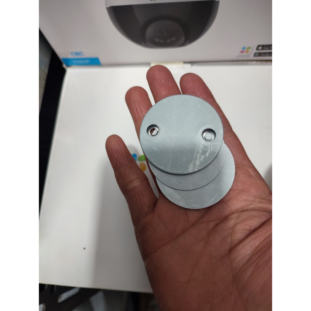 Chân đế Camera Ezviz C1C,CV206, H1C, Imou C22EP, C22SP sắt lam châm kèm 2 miếng dán - Hàng Chính Hãng