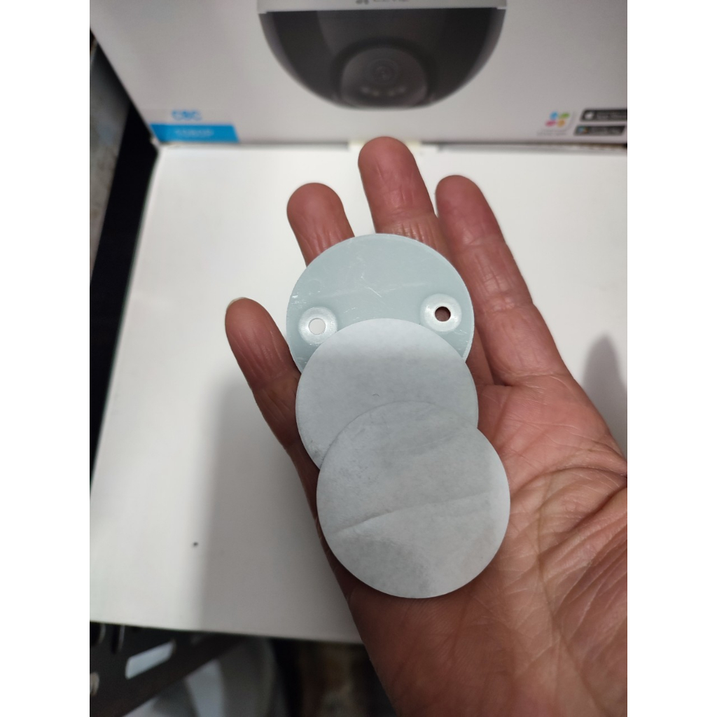 Chân đế Camera Ezviz C1C,CV206, H1C, Imou C22EP, C22SP sắt lam châm kèm 2 miếng dán - Hàng Chính Hãng