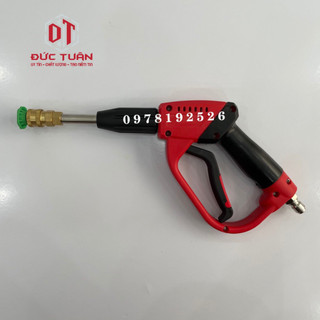 ￼Súng Rửa Xe Cao Áp Ngắn , Dành Cho Máy Rửa Xe Cao Áp - Tặng Kèm 1 Béc Tuỳ Chọn