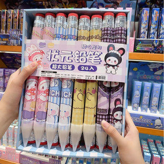 Bút chì khổng lồ kuromi, cinnamoroll, my melody