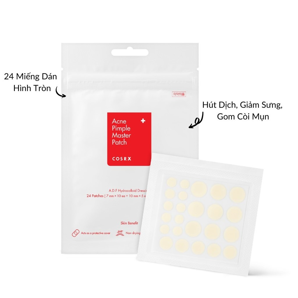 Miếng dán mụn Cosrx Acne Đỏ gói