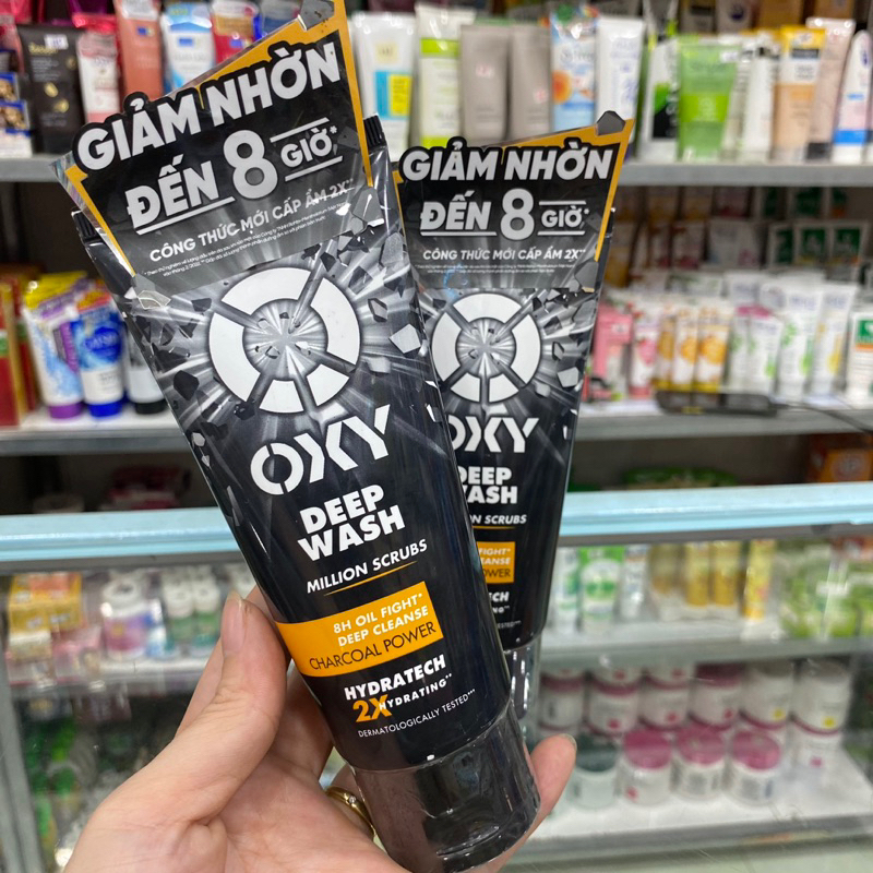 Kem Rửa Mặt Oxy Deep Wash 100g