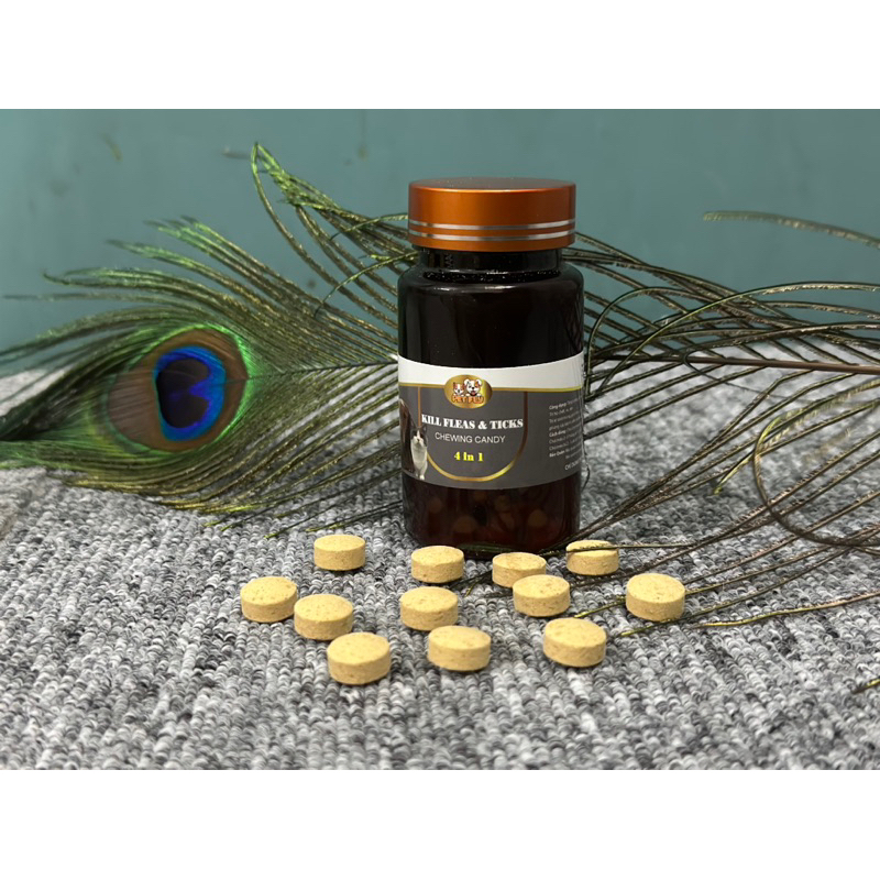 Viên ăn đánh bay ve rận cho mèo và cún