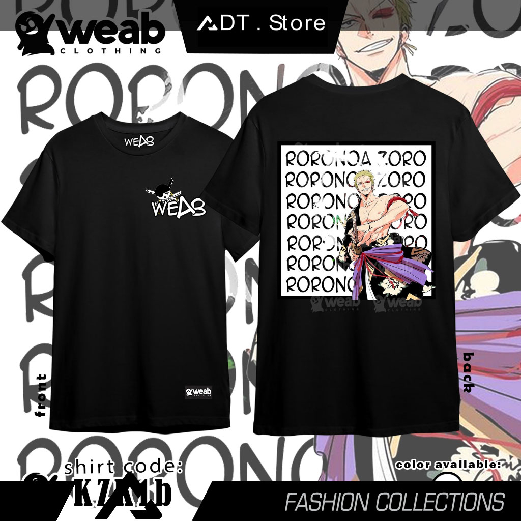 Áo thun hình WEAB CLOTHING ONE PIECE cực chất giá rẻ mẫu HOT bán chạy