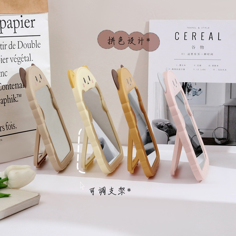 (Hàng Sẵn ) GƯƠNG ĐỂ BÀN TAI GẤU,GƯƠNG DECOR GÓC TRANG ĐIỂM XINH XẮN CUTE 2023