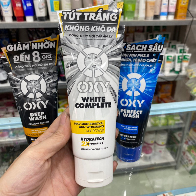 Sữa rửa mặt Oxy 100g các loại