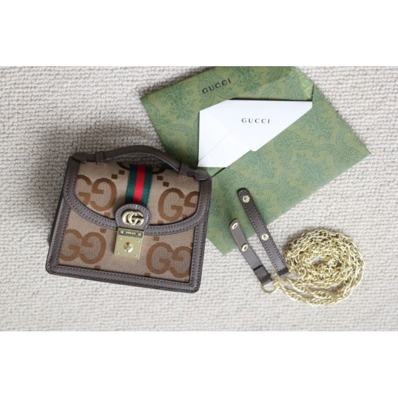 Túi xách nữ siêu xinh G.C ophidia sz18cm mini  box nam châm