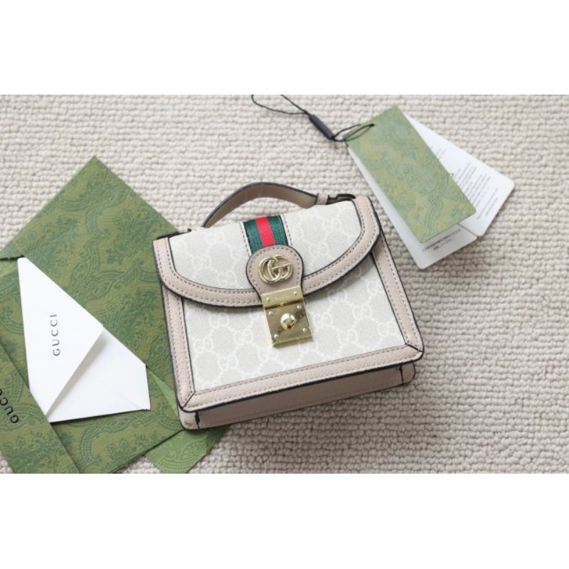 Túi xách nữ siêu xinh G.C ophidia sz18cm mini  box nam châm