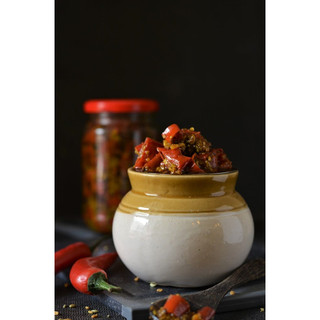 TELUGU  RED CHILLI PICKLE