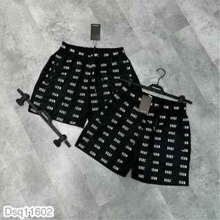 Quần đùi nam icon chất gió đi biển siêu mát - quần short nam dsq chất gió 2 lớp cực đẹp