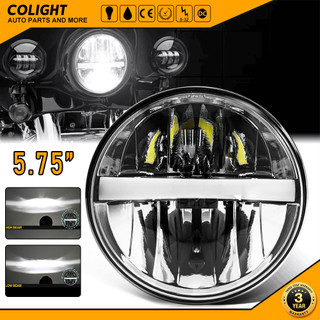 1x5.75" 5 3/4 inch led xe máy đèn pha cho harley sportster 1200 xl1200l tùy chỉnh xl1200c 883 xl883 883l xl883r 48