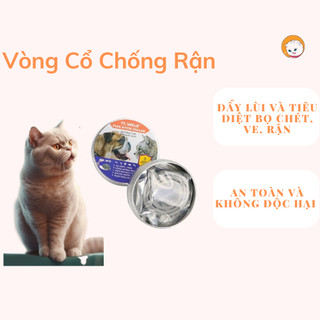 Vòng cổ chống ve rận cho chó mèo - bảo vệ thú cưng từ ve rận, an toàn & hiệu quả
