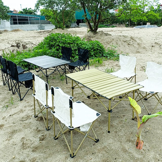 Bàn Gấp Gọn. Ghế gấp gọn mini. Bàn dã ngoại, camping ngoài trời gọn nhẹ, dễ lắp đặt mang theo