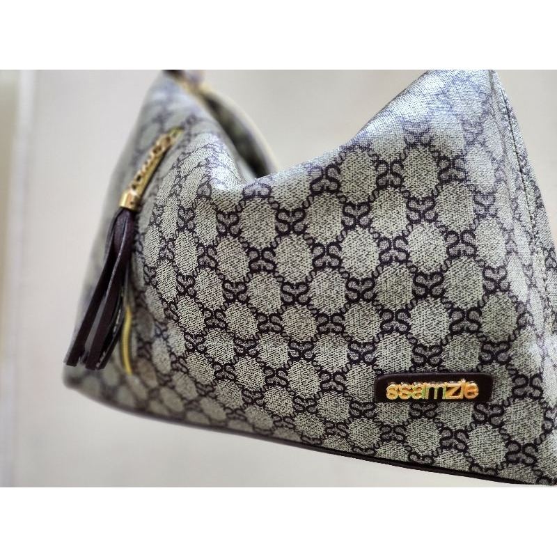 Túi da đeo size to