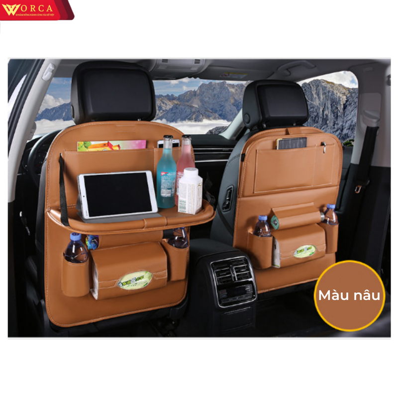 Túi Để Đồ Treo Sau Lưng Ghế Ô Tô túi đựng đồ sau ghế xe hơi Da PU Cao Cấp