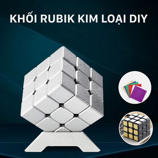 Khối rubik 3x3 kim loại diy độc đáo metal rubik's cube 3x3 | ideashop