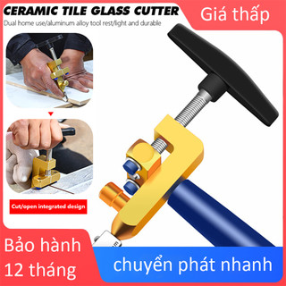 Dao cắt kính cao cấp 1 máy và 2 lưỡ,dao cắt gạch men dao cắt kính 2 trong 1