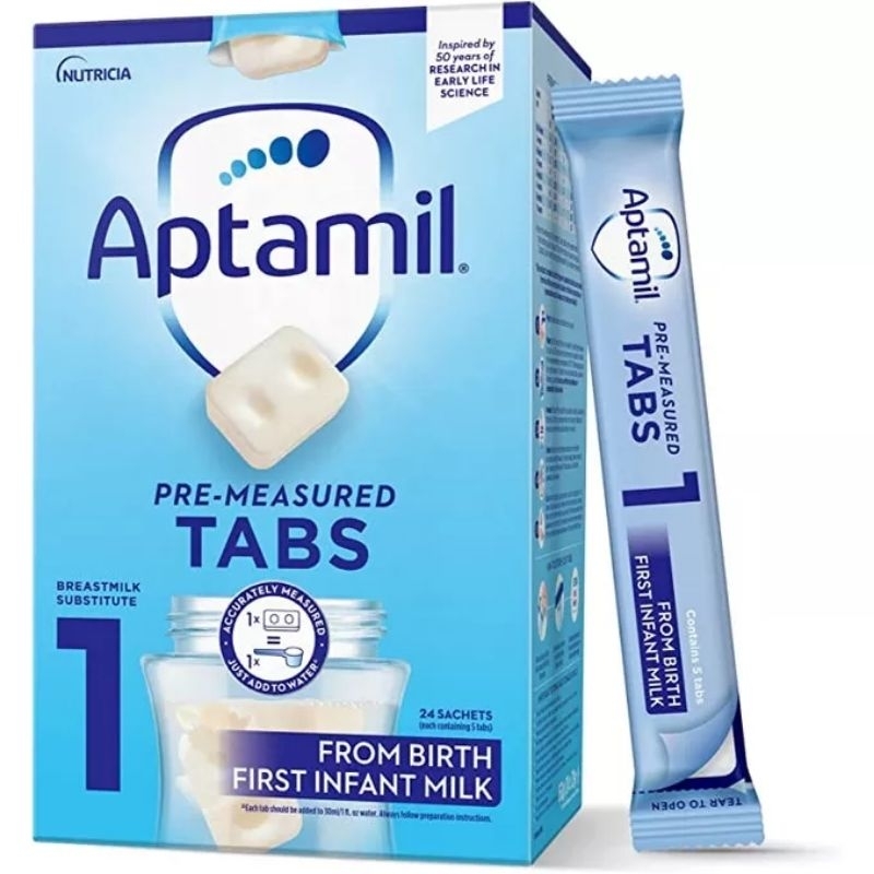 Sữa Aptamil Anh dạng thanh- Hộp 24 thanh