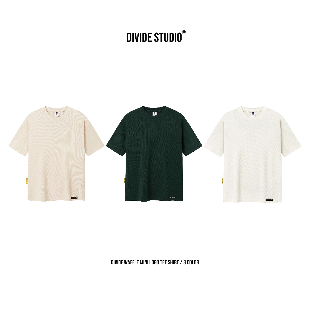 ÁO THUN WAFFLE DIVIDE BRAND CO DÃN THOÁNG MÁT