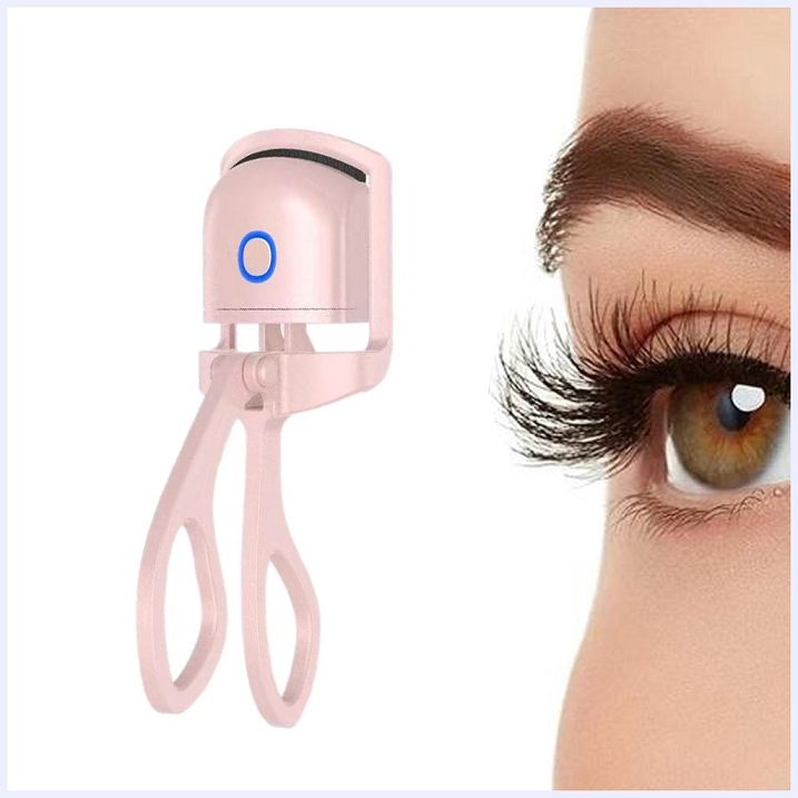 Máy uốn cong mí mắt cầm tay sạc USB, dụng cụ bấm mi nhiệt độ cao, uốn cong mi nhanh chóng, tạo hình mi mắt quyến rũ