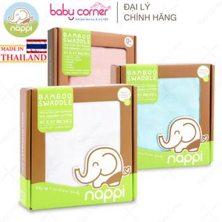Khăn Sợi Tre Nappi Thái Lan 120 x 120cm Cho Bé 0M+