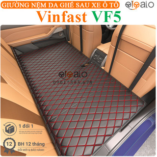 Nệm đệm giường ngủ xe vinfast vf5 da pu - otoalo