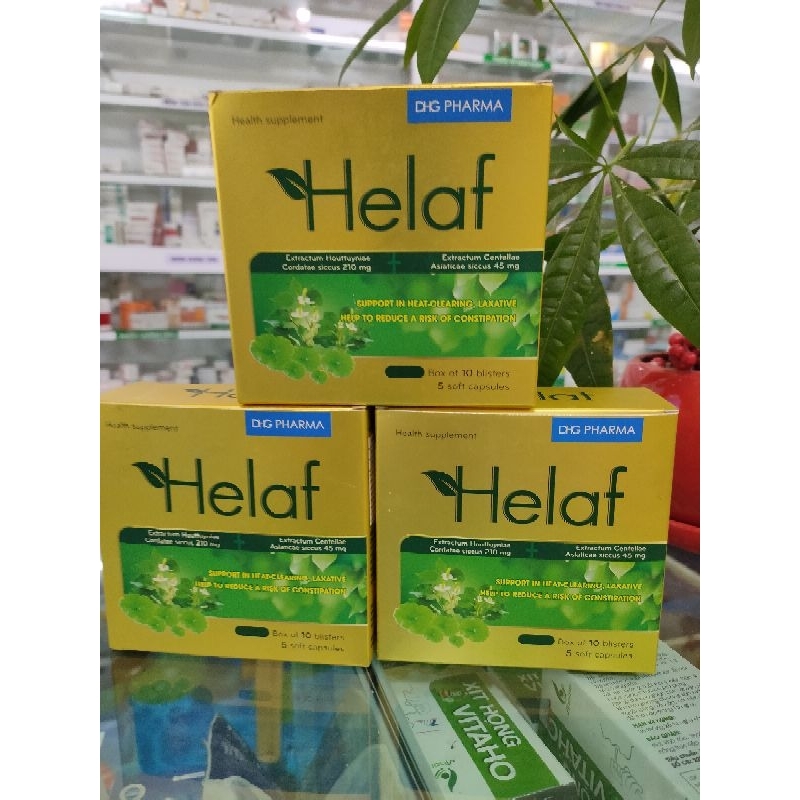 Helaf hỗ trợ thanh nhiệt,nhuận tràng, giảm nguy cơ táo bón.