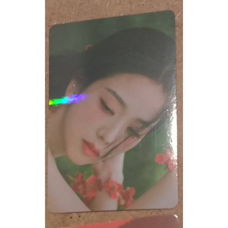 Thẻ ảnh photocard pob hologram siêu đẹp makestar jisoo solo album official card
